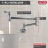 DELTA Other Traditional Wall Mount Pot Filler — Arctic Stainless