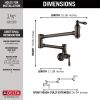 DELTA Other Traditional Wall Mount Pot Filler — Venetian Bronze