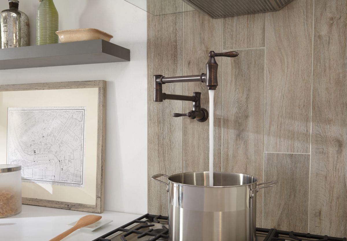 DELTA Other Traditional Wall Mount Pot Filler — Venetian Bronze