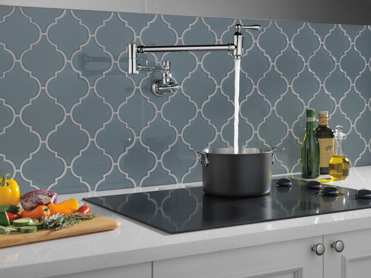 DELTA Other Traditional Wall Mount Pot Filler — Chrome