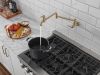 DELTA Broderick Wall Mount Pot Filler — Champagne Bronze
