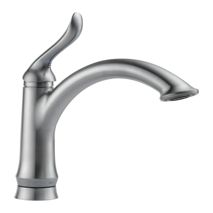 DELTA Linden Single Handle Kitchen Faucet — Arctic Stainless