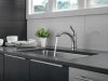 DELTA Linden Single Handle Kitchen Faucet — Arctic Stainless