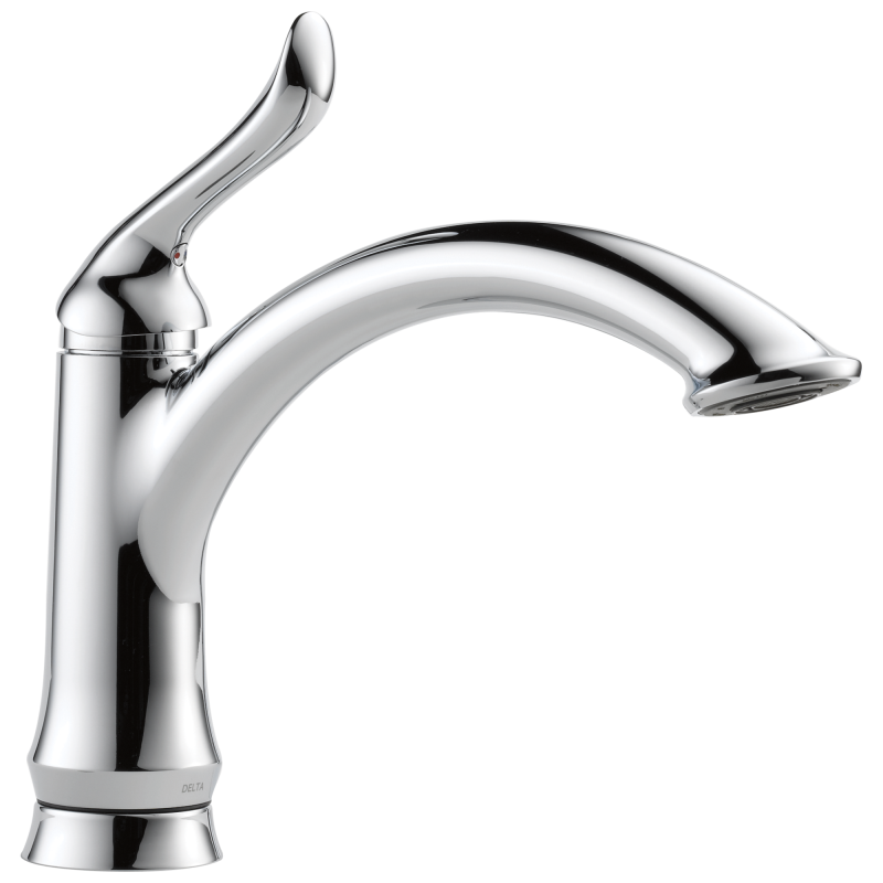 DELTA Linden Single Handle Kitchen Faucet — Chrome