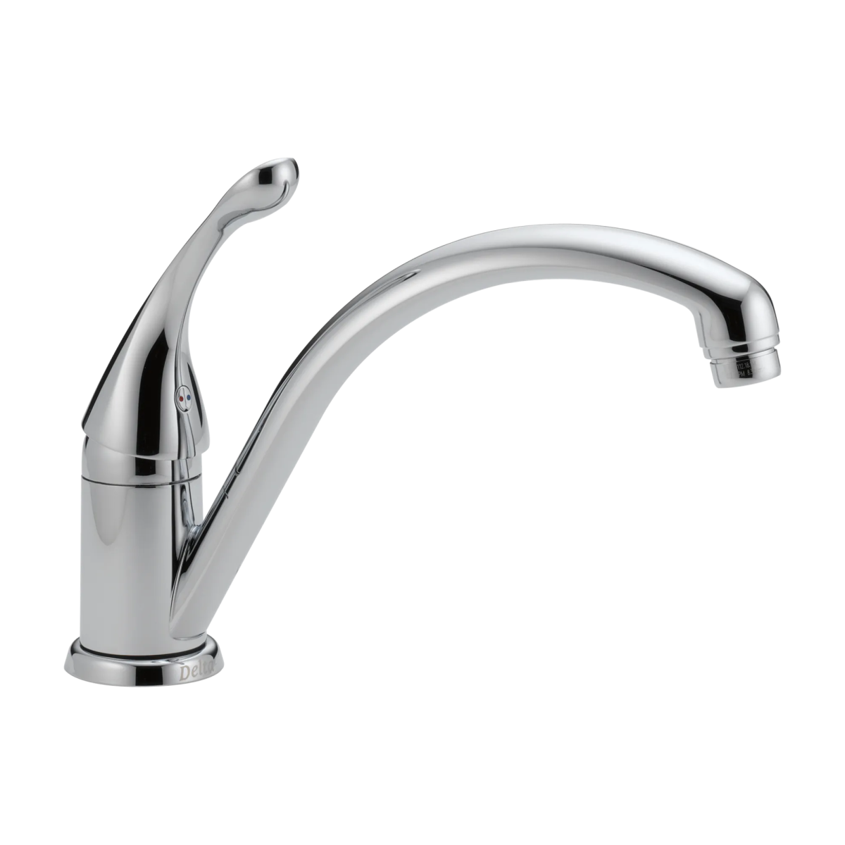 DELTA Collins Single Handle Kitchen Faucet — Chrome