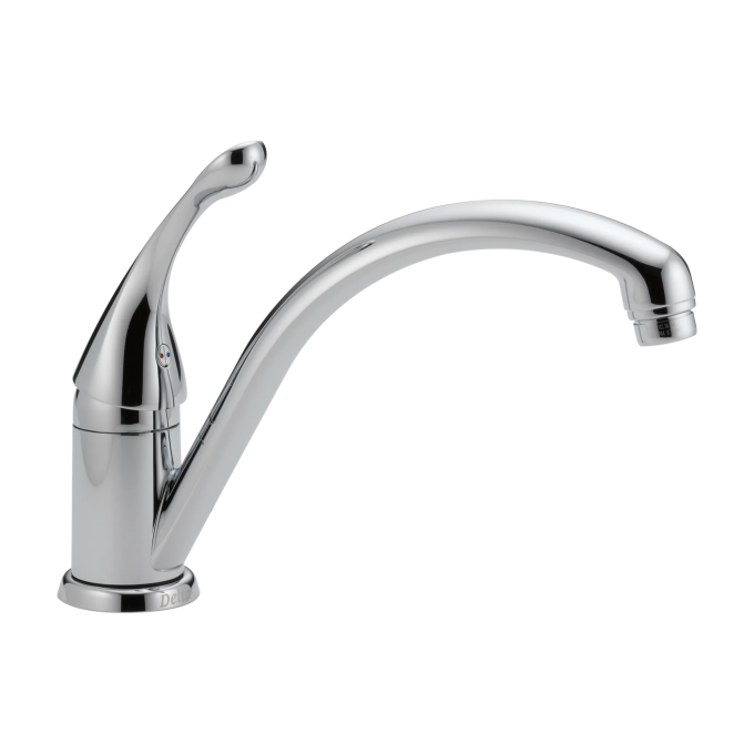 DELTA Collins Single Handle Kitchen Faucet — Chrome