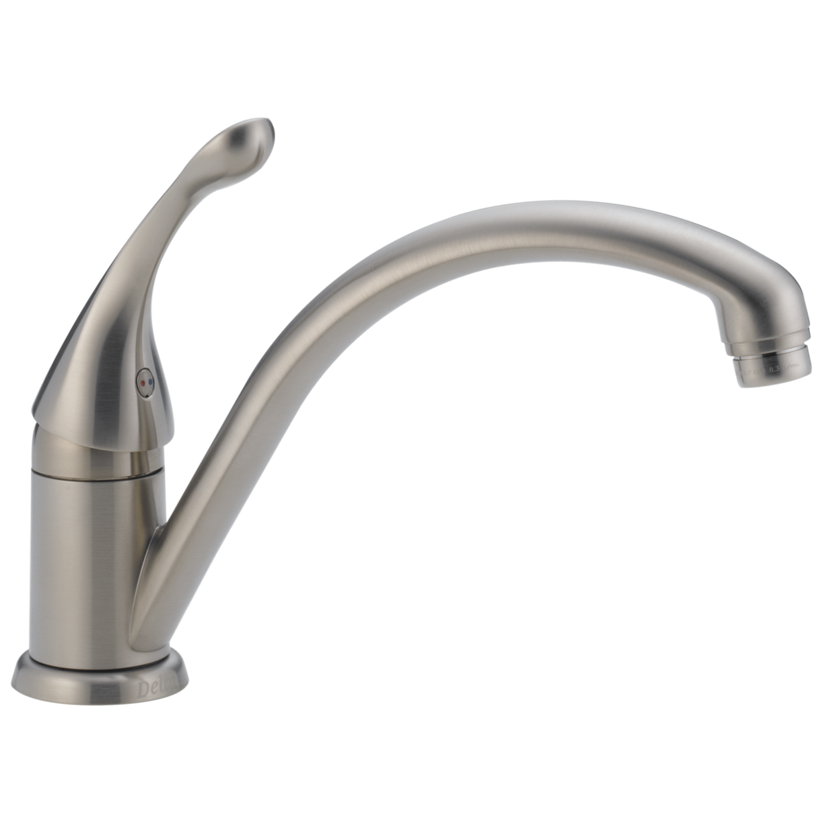 DELTA Collins Single Handle Kitchen Faucet — Stainless
