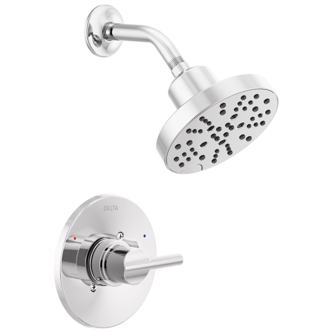 DELTA Nicoli Monitor 14 Series H2Okinetic Shower — Chrome