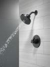 DELTA Nicoli Monitor 14 Series H2Okinetic Shower — Matte Black