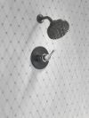 DELTA Nicoli Monitor 14 Series H2Okinetic Shower — Matte Black / Chrome