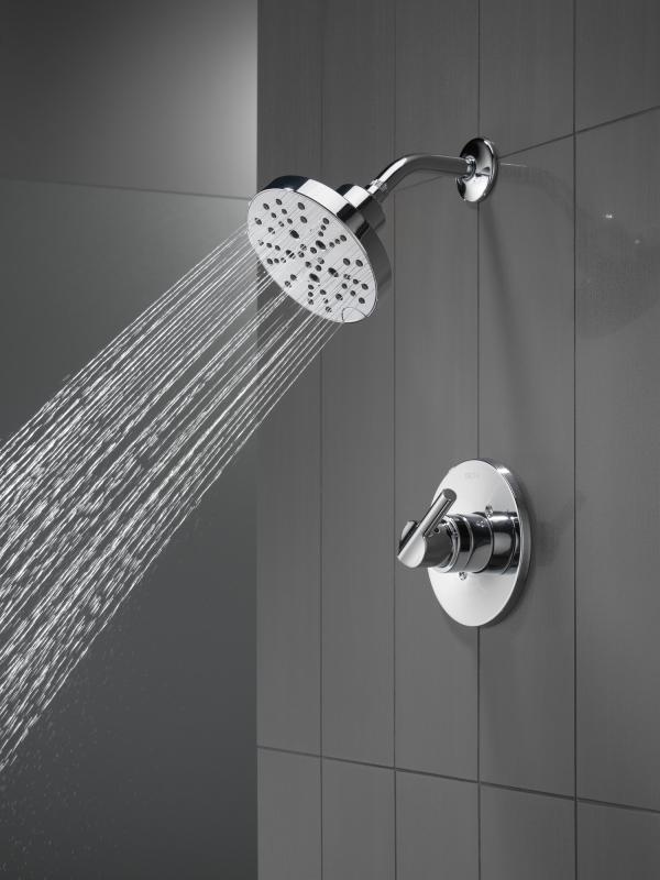 DELTA Nicoli Monitor 14 Series H2Okinetic Shower — Chrome