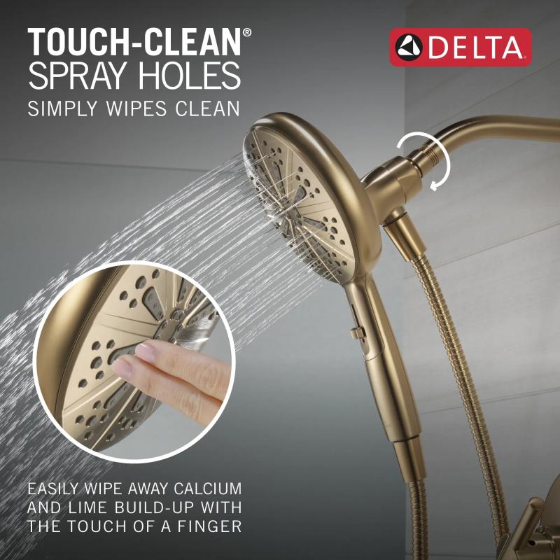 DELTA Nicoli Monitor 14 Series Tub and Shower with SureDock Hand Shower — Champagne Bronze
