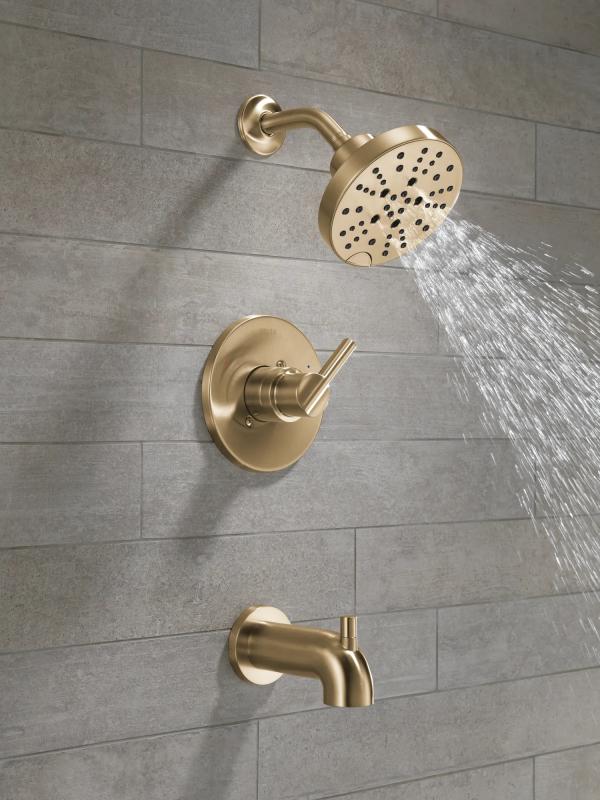 DELTA Nicoli Monitor 14 Series H2Okinetic Tub and Shower — Champagne Bronze