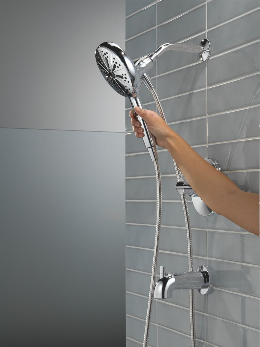 DELTA Nicoli Monitor 14 Series Tub and Shower with SureDock Hand Shower — Chrome