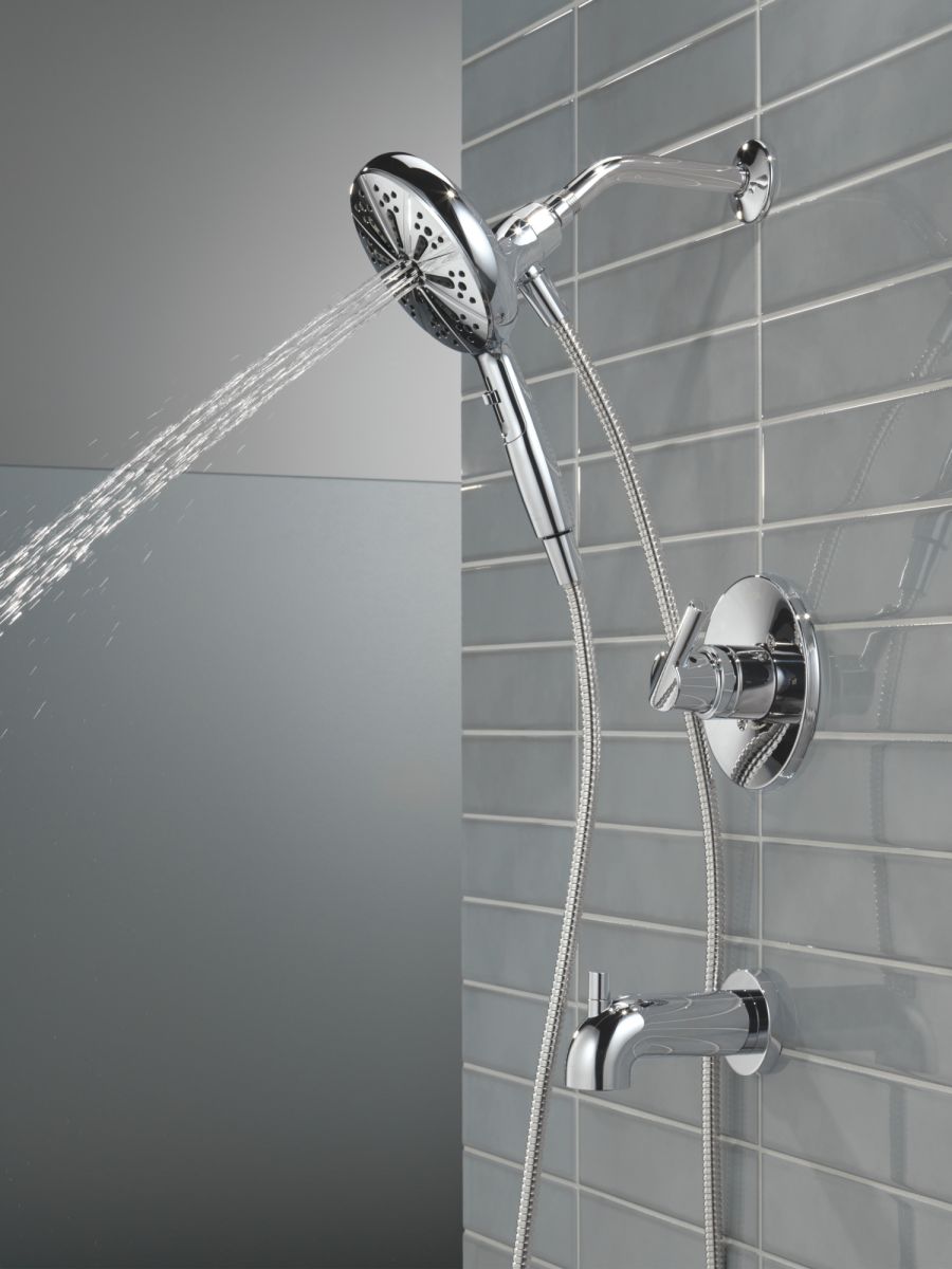 DELTA Nicoli Monitor 14 Series Tub and Shower with SureDock Hand Shower — Chrome