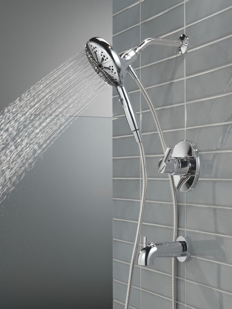 DELTA Nicoli Monitor 14 Series Tub and Shower with SureDock Hand Shower — Chrome