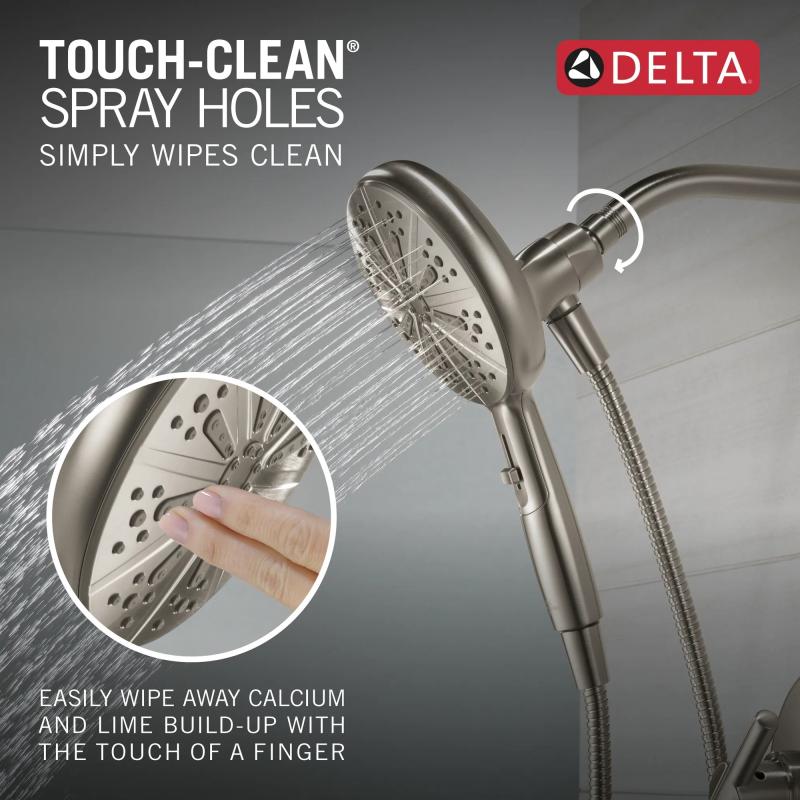 DELTA Nicoli Monitor 14 Series Tub and Shower with SureDock Hand Shower — Stainless
