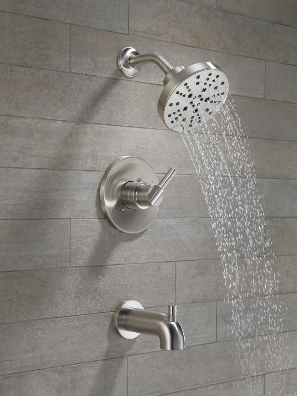 DELTA Nicoli Monitor 14 Series H2Okinetic Tub and Shower — Stainless