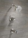 DELTA Nicoli Monitor 14 Series H2Okinetic Tub and Shower — Stainless