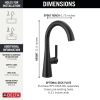 DELTA Other Single Handle Bar Prep Faucet — Matte Black