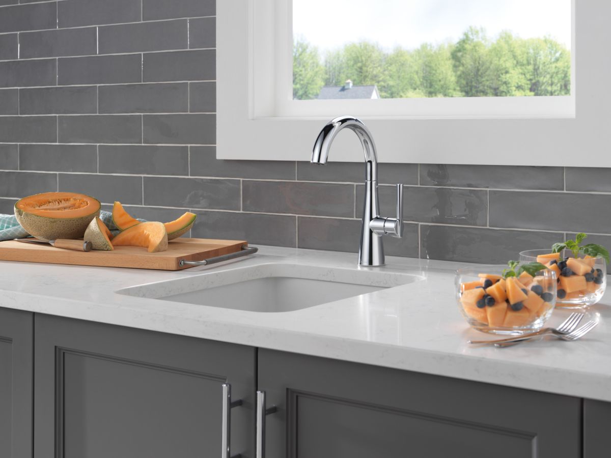 DELTA Other Single Handle Bar Prep Faucet — Chrome