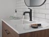 DELTA Nicoli Single Handle Pull-Down Bathroom Faucet — Matte Black