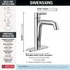 DELTA Nicoli Single Handle Bathroom Faucet — Chrome