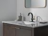 DELTA Albion  Single Handle Bathroom Faucet — Matte Black / Champagne Bronze