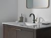 DELTA Albion  Single Handle Bathroom Faucet — Matte Black / Champagne Bronze