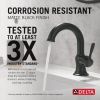 DELTA Roe Single Handle Bathroom Faucet — Matte Black
