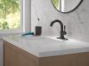 DELTA Roe Single Handle Bathroom Faucet — Matte Black