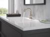 DELTA Roe Single Handle Bathroom Faucet — Stainless