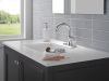 DELTA Roe Single Handle Bathroom Faucet — Chrome