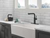 DELTA Daneri Single Handle Pull-Out Kitchen Faucet — Matte Black