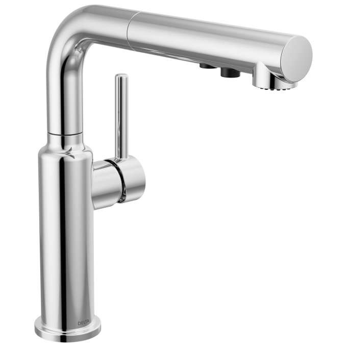 DELTA Daneri Single Handle Pull-Out Kitchen Faucet — Chrome