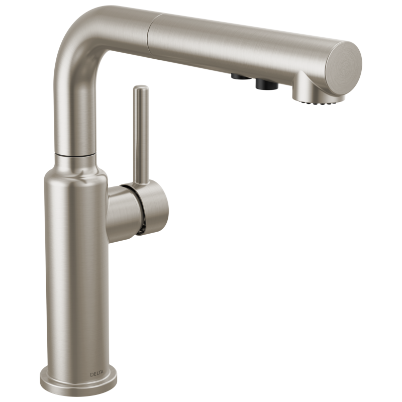 DELTA Daneri Single Handle Pull-Out Kitchen Faucet — Stainless