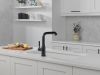 DELTA Almari Single Handle Pull-Out Kitchen Faucet — Matte Black