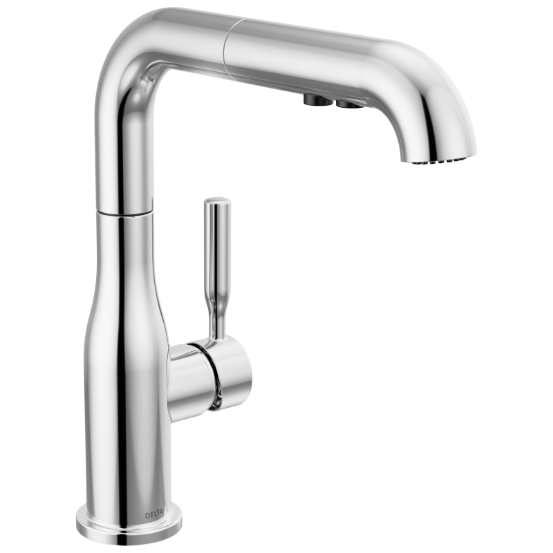 DELTA Almari Single Handle Pull-Out Kitchen Faucet — Chrome