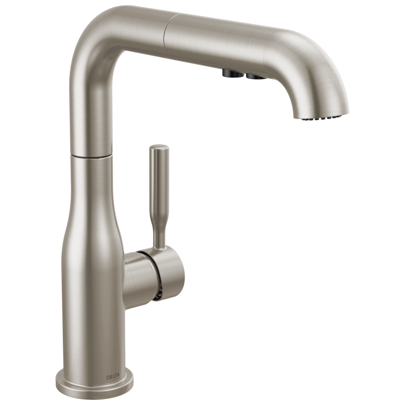 DELTA Almari Single Handle Pull-Out Kitchen Faucet — Stainless