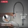 DELTA Antoni Single-Handle Pull-Down Spring Kitchen Faucet — Chrome