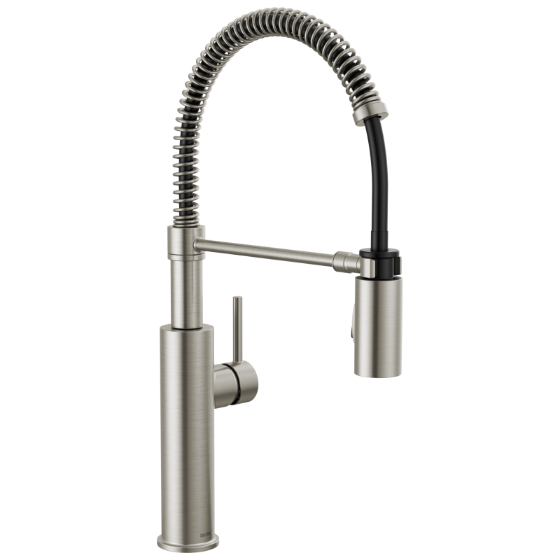 DELTA Antoni Single-Handle Pull-Down Spring Kitchen Faucet — Spotshield Stainless