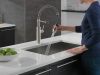 DELTA Antoni Single-Handle Pull-Down Spring Kitchen Faucet — Spotshield Stainless
