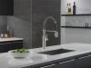DELTA Antoni Single-Handle Pull-Down Spring Kitchen Faucet — Spotshield Stainless