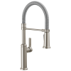 DELTA Rhett Single Handle Pull-Down Kitchen Faucet With Spring Spout — Stainless