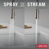 DELTA Ermelo Single Handle Pull-Down Kitchen Faucet With Spring Spout — Stainless