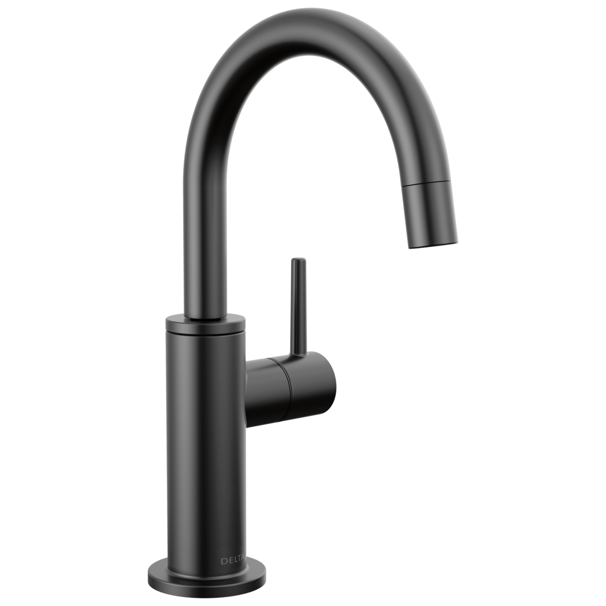 DELTA Other Contemporary Round Beverage Faucet — Matte Black