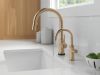 DELTA Trinsic Single Handle Pull-Down Kitchen Faucet with Touch2O Technology — Champagne Bronze