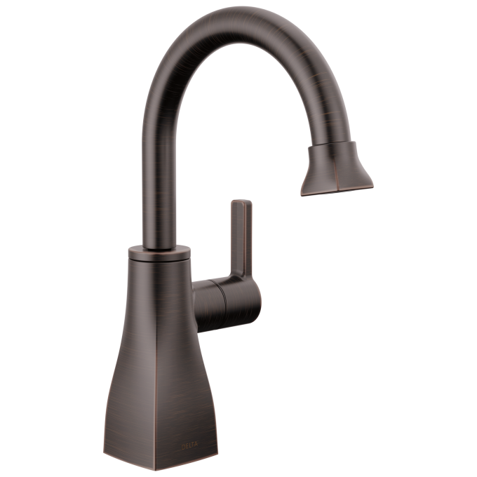 DELTA Other Contemporary Square Beverage Faucet — Venetian Bronze