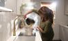 DELTA Lenta Single-Handle Pull-Down Kitchen Faucet with Touch2O Technology — Champagne Bronze