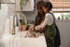 DELTA Lenta Single-Handle Pull-Down Kitchen Faucet with Touch2O Technology — Champagne Bronze